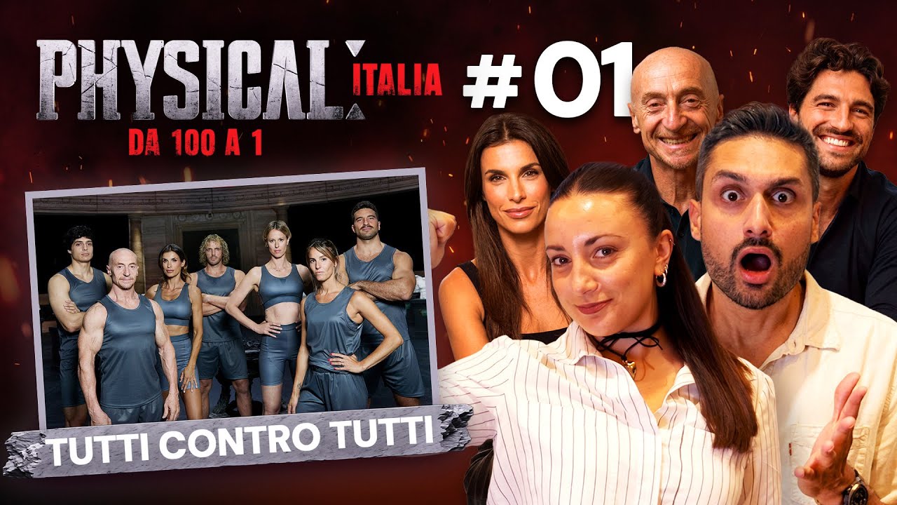 PHYSICAL DA 100 A 1: PRIMA PUNTATA REACTION CON ELISABETTA CANALIS, JURY CHECHI E ALVISE RIGO 🏋