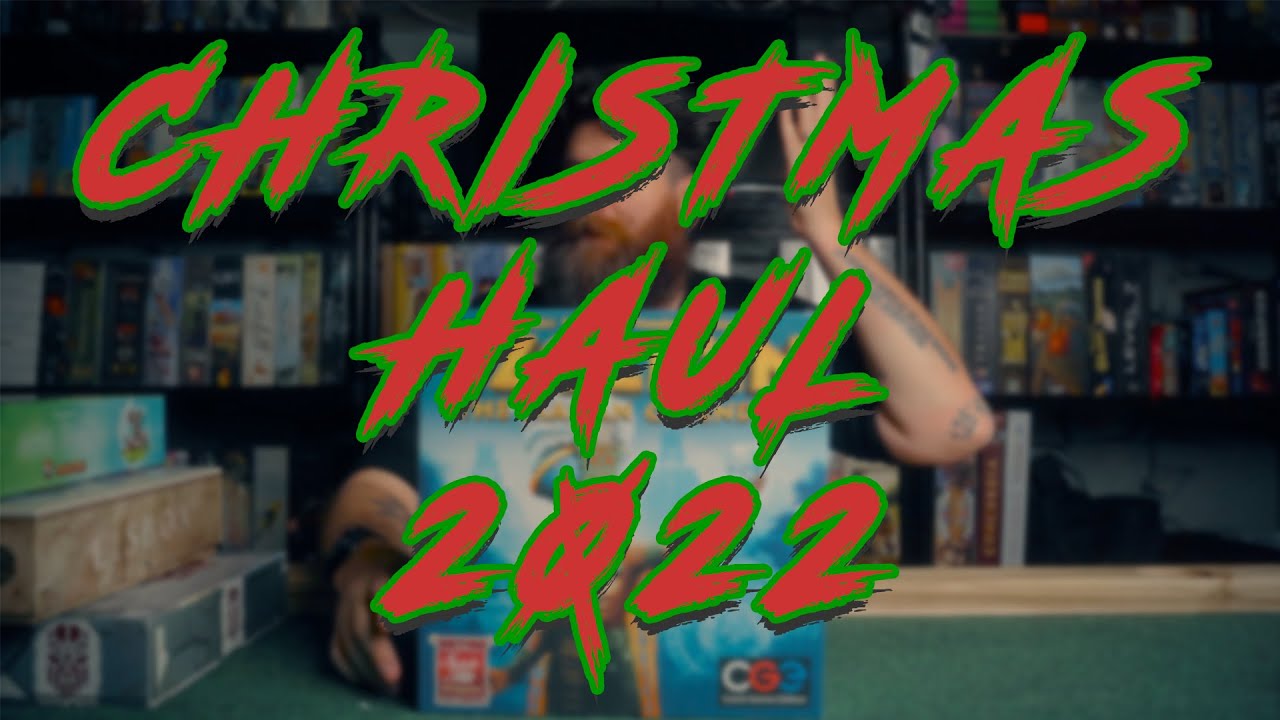 2022 CHRISTMAS HAUL | Board Game Haul