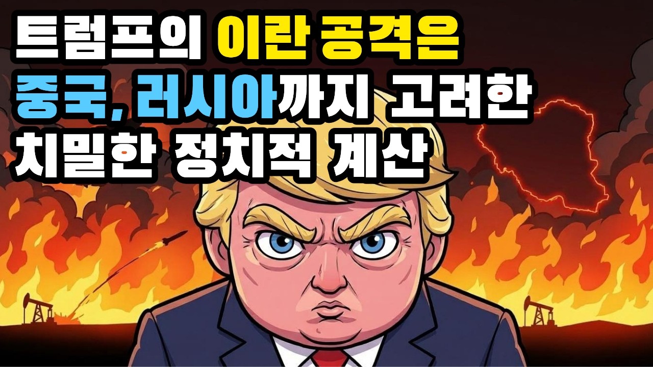트럼프의 이란 공습, 겉은 핵이고 속은 중국입니다 — 뉴스가 숨긴 다섯 겹의 진실