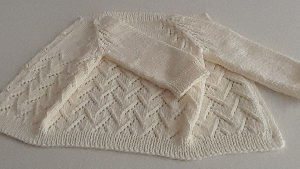 Ajurlu 1 / 2 yaş Arası Kız Bebek Hırkası #crochet #knitting #madenin_elemeği