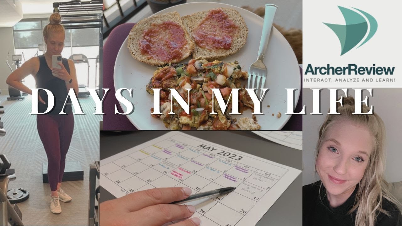 DAYS IN MY LIFE | study plan for the next-gen NCLEX, Archer practice questions, Instacart, Door Dash