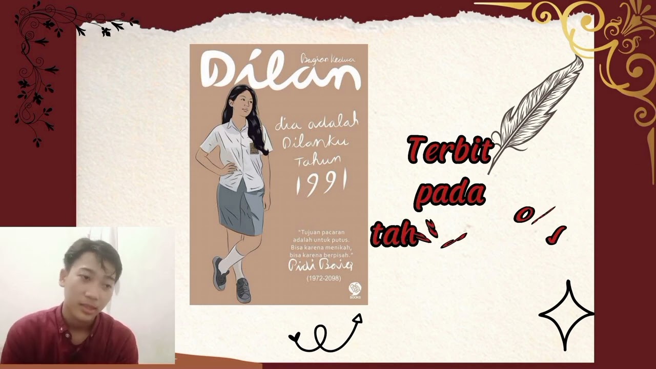 Novel Ancika : dia yang bersamaku tahun 1995_Karya tulis Pidi Baiq.💌🌹