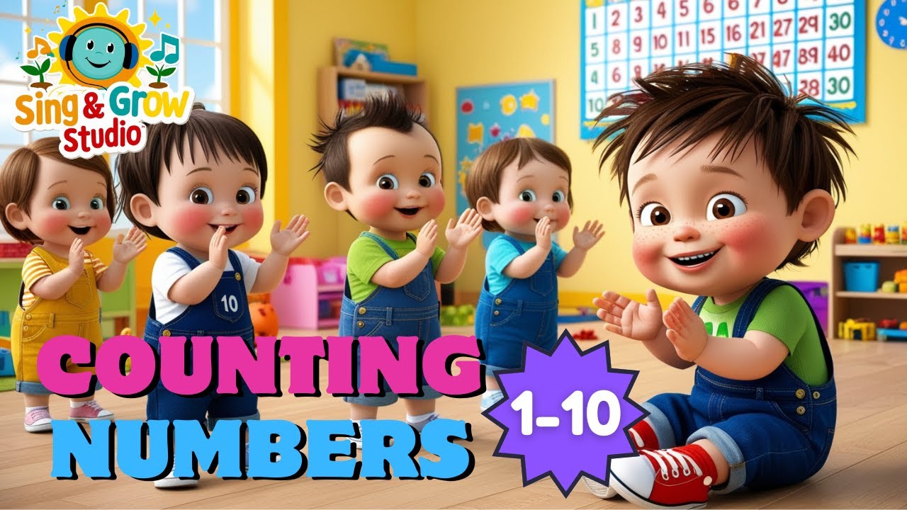 Counting Numbers 1 to 10 | Learn Numbers | Toddler Math Learning Video