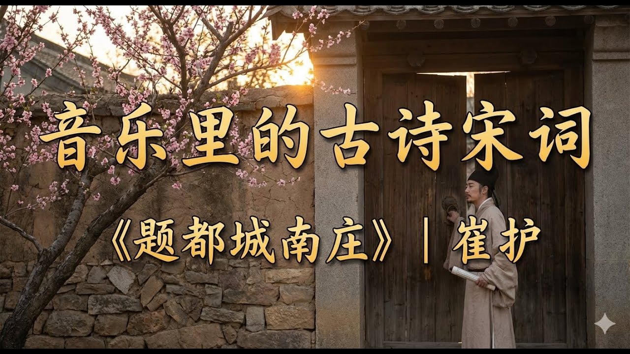 노래로 배우는 중국고시 《题都城南庄》｜崔护/   音乐里的古诗宋词