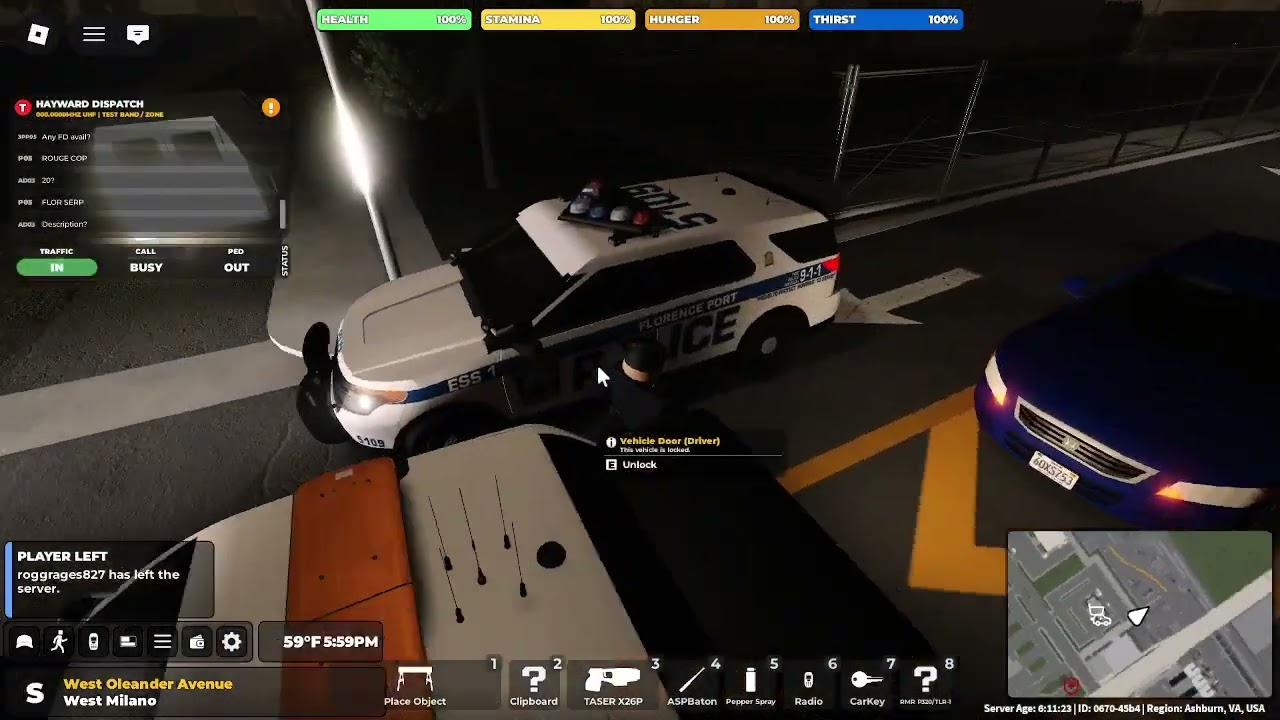 Project Ventura | ROBLOX | FPP | First Port Police patrol!