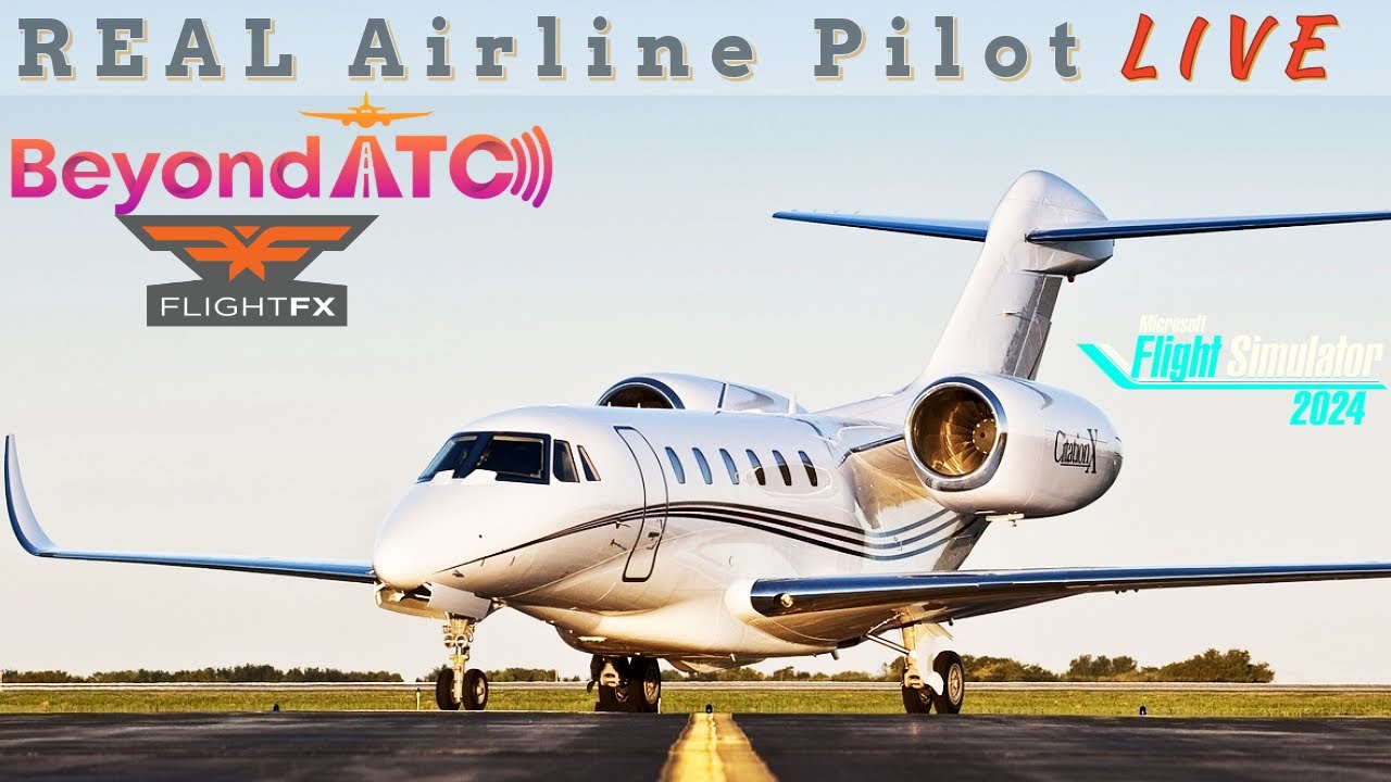 Citation X | MSFS 2024 | FlightFX | First Flight | Real Citation Pilot?! | #msfs2024 #citation