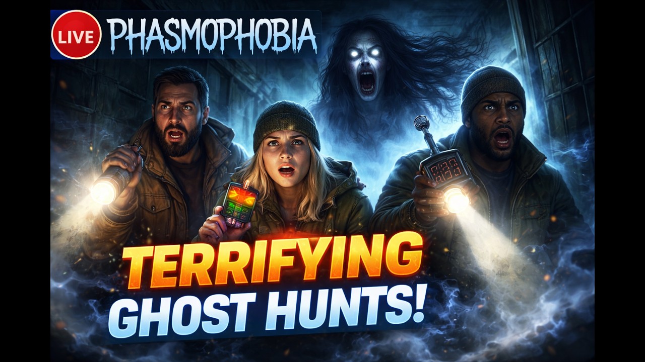 🔴 PHASMOPHOBIA LIVE | Terrifying Ghost Hunts