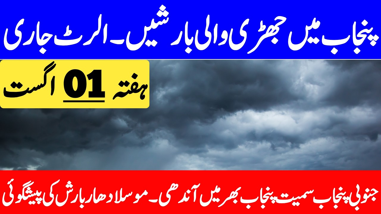 Weekend Weather Prediction : Torrential Downpour Excepted In Next 48 Hour's | Punjab Weather Report