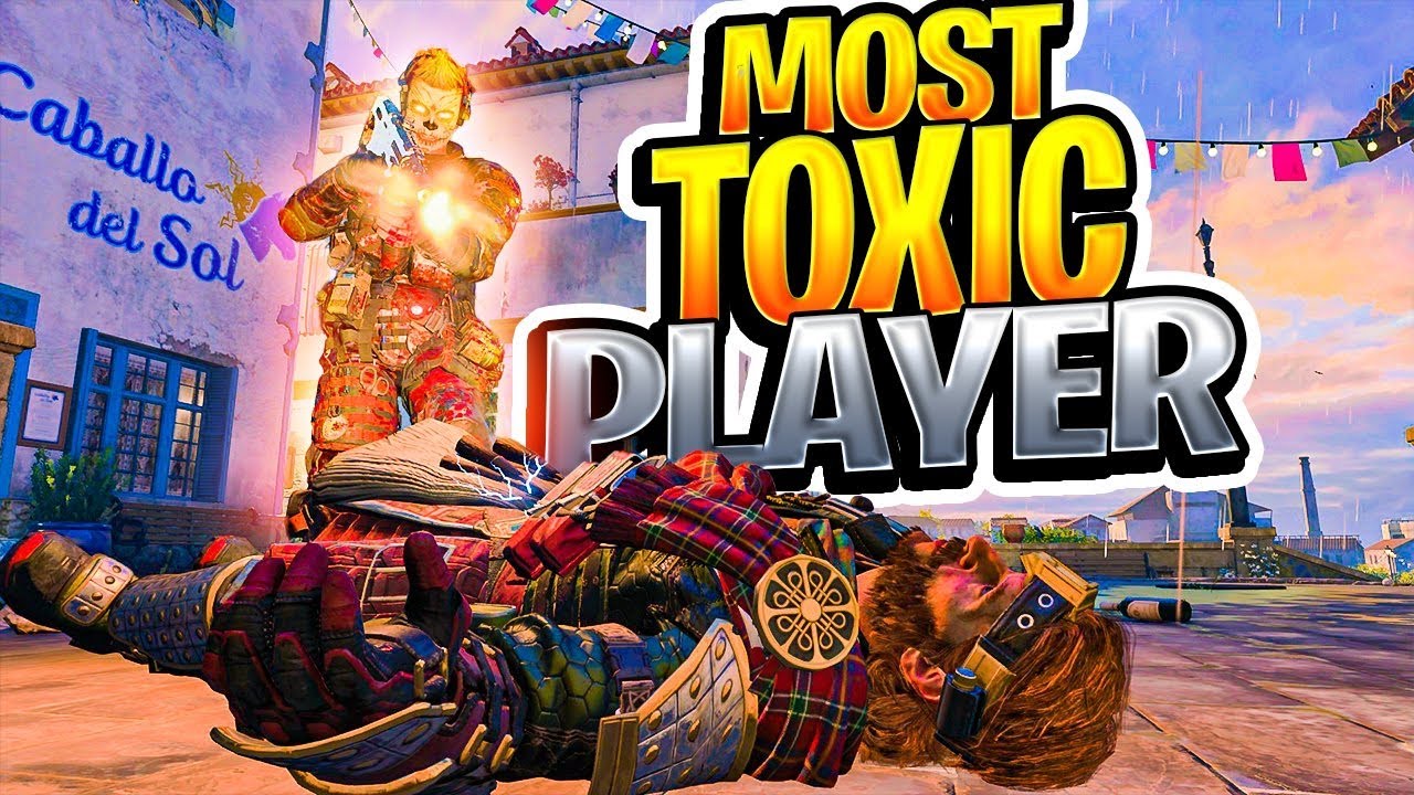 САМЫЙ ТОКСИЧНЫЙ ИГРОК в BLACK OPS 4 😂...(СТРЕЛЯЕТ ПО ТЕЛАМ)