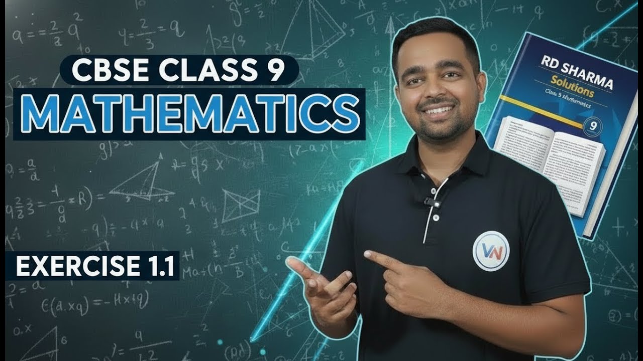 🔥NUMBER SYSTEM🔥| 9 TH MATHEMATICS  | EXERCISE 1.1 | RD SHARMA /NCERT |FALGUNI SIR