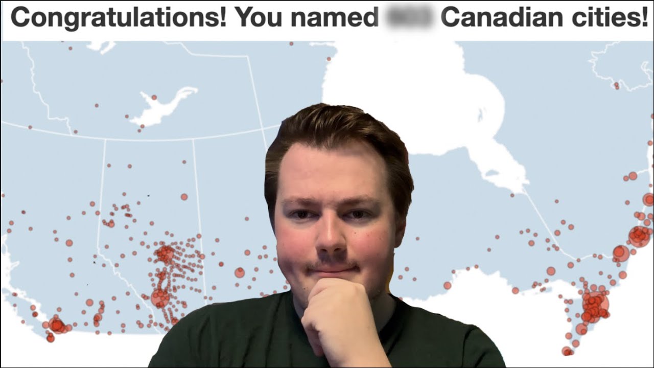 How Many Canadian Cities Can I Learn in a Month?