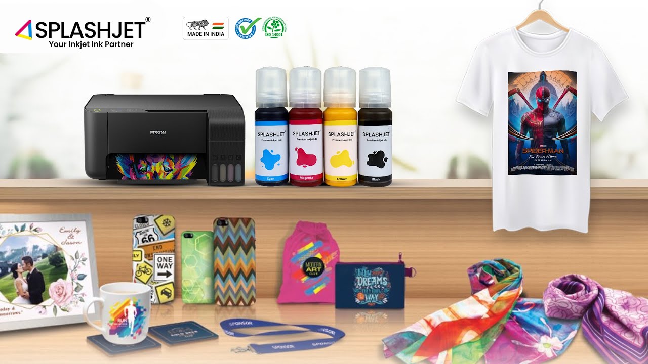 Sublimation ink for Epson Ecotank printer | Splashjet Sublimation Ink