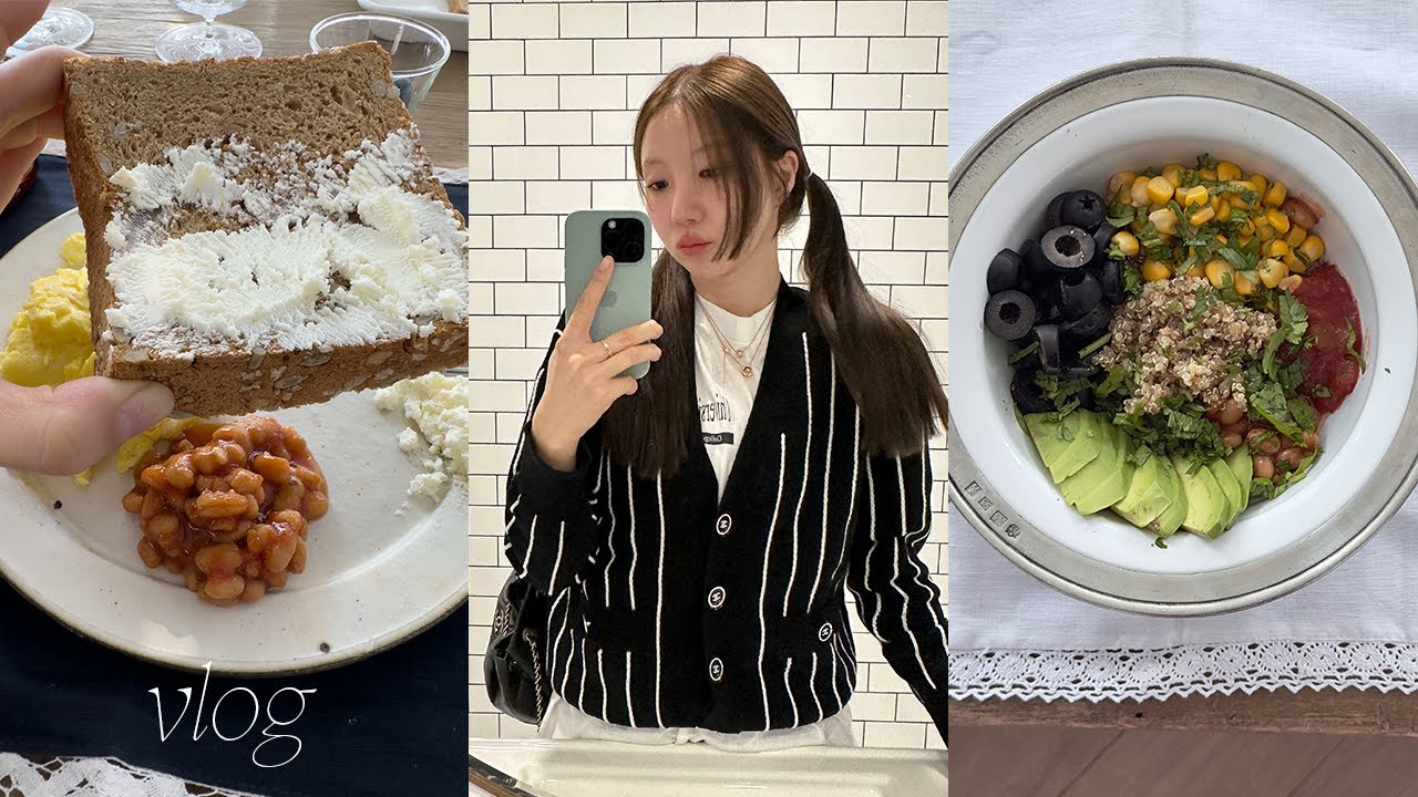 vlog. 멕시칸 퀴노아 보울🥗단종됐던 인생 립,🫦세레나데의 부활! 반려견 자연식 만드는 법