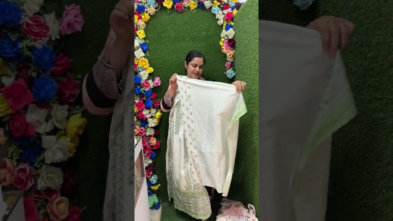 Parmeet’s Amritsari boutique pure cotton suit with Muslin dupata