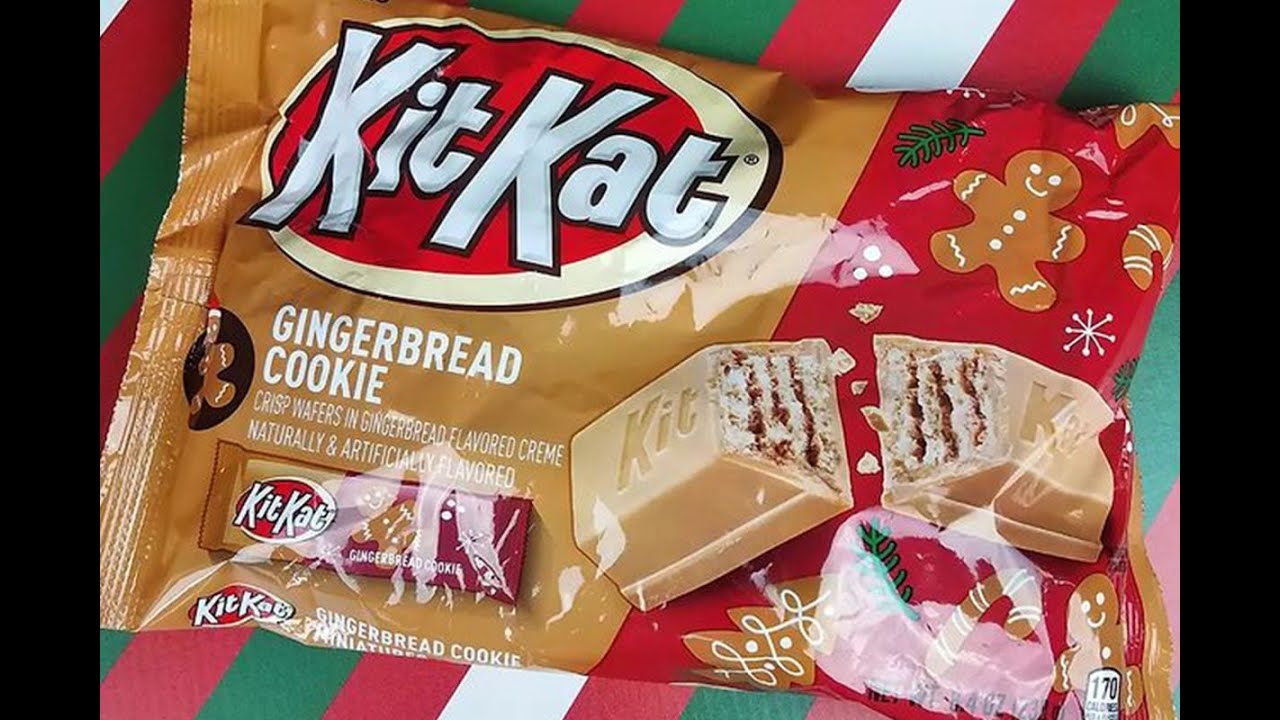 Gingerbread Cookie Kit Kat Review!