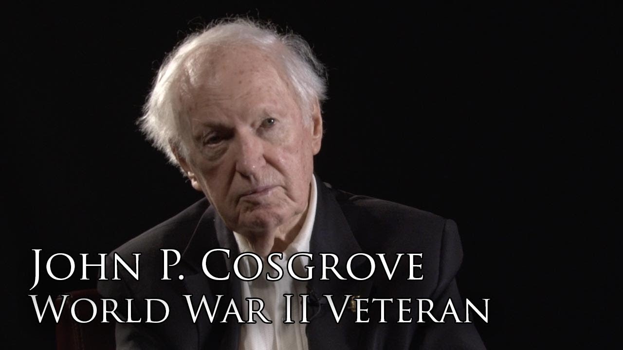 John P. Cosgrove, US Navy, WWII (Full Interview)