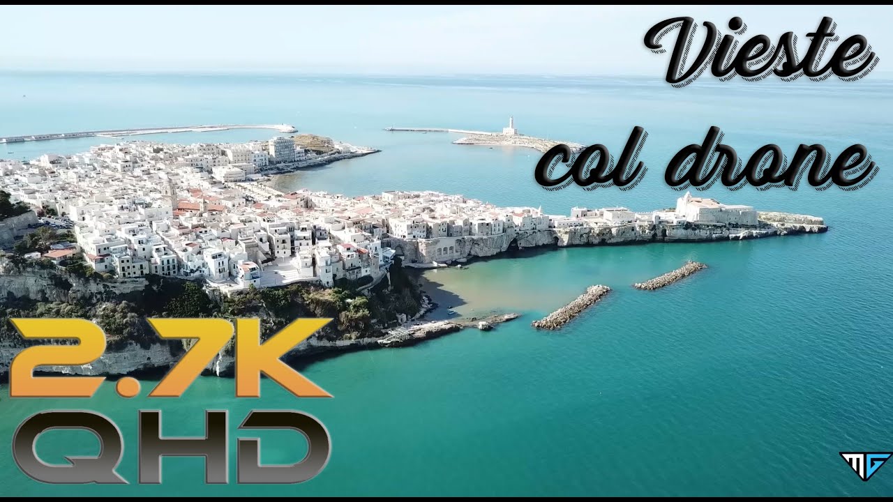Vieste (FG) col drone a 2.7K (con commento)