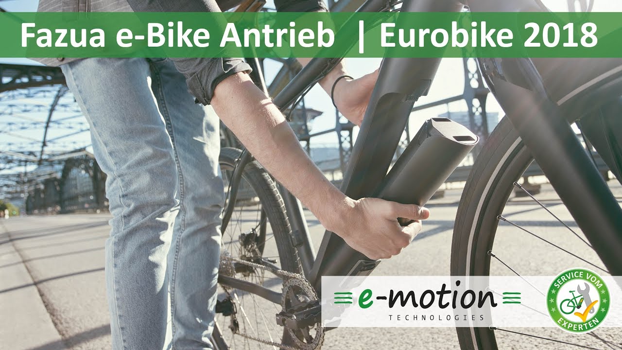 Fazua evation e-Bike Antrieb - leicht, integriert & sportlich | Eurobike 2018