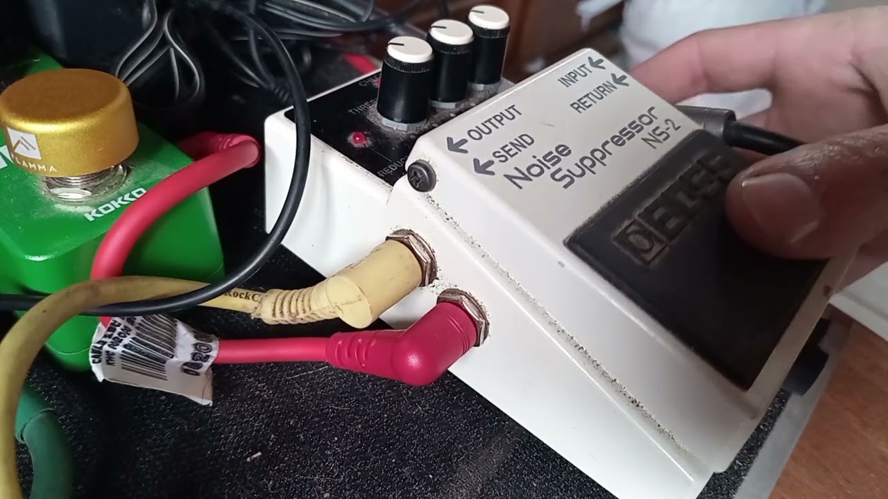 Pedal Boss NS-2 Noise Suppressor, mejor uso para mi gusto