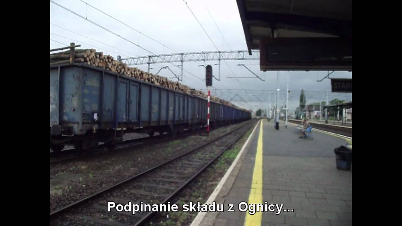 SM42-575 z pociągiem łączonym Ognica/Stargard Kluczewo do Kwidzyna+ opieprz od manewrowego