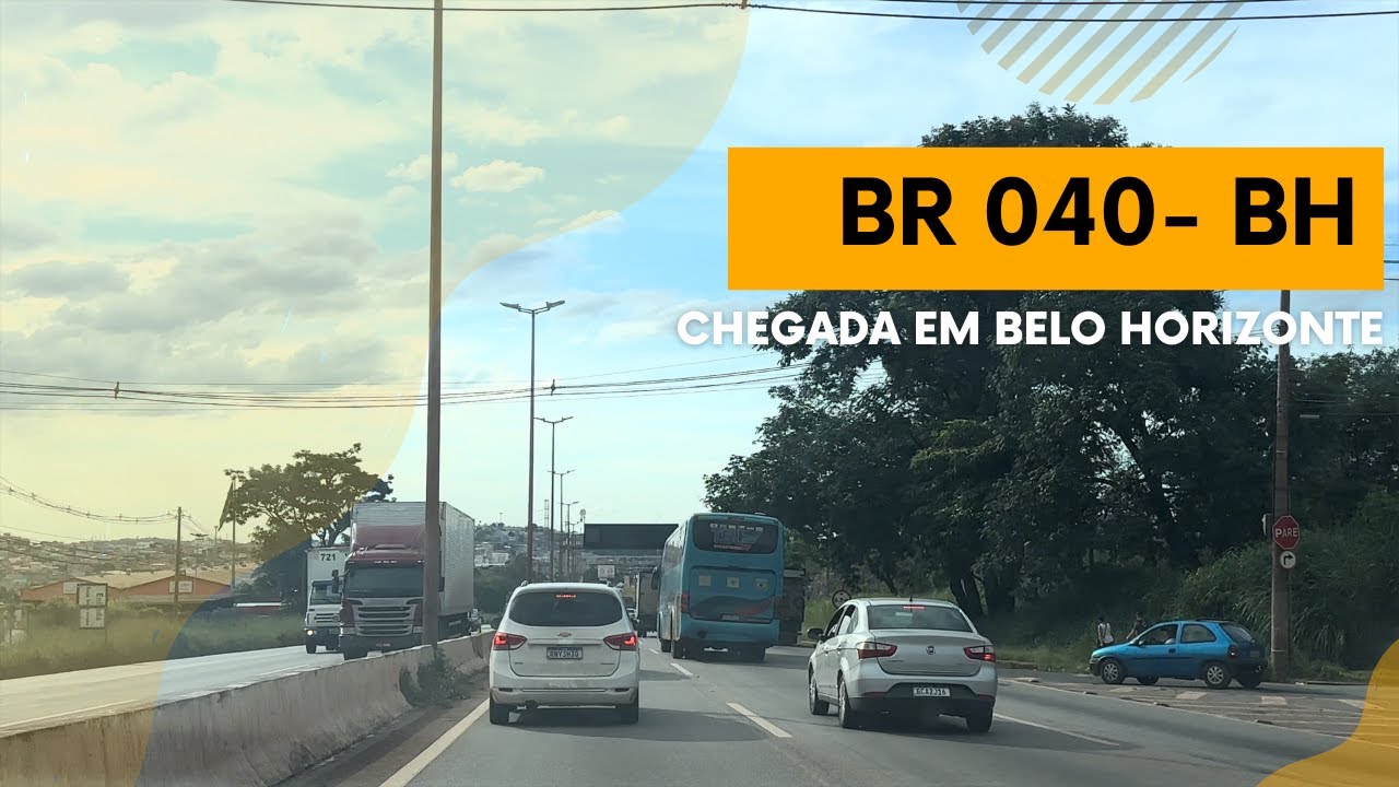 BR 040 - Chegada - Belo Horizonte - 4k 24FPS