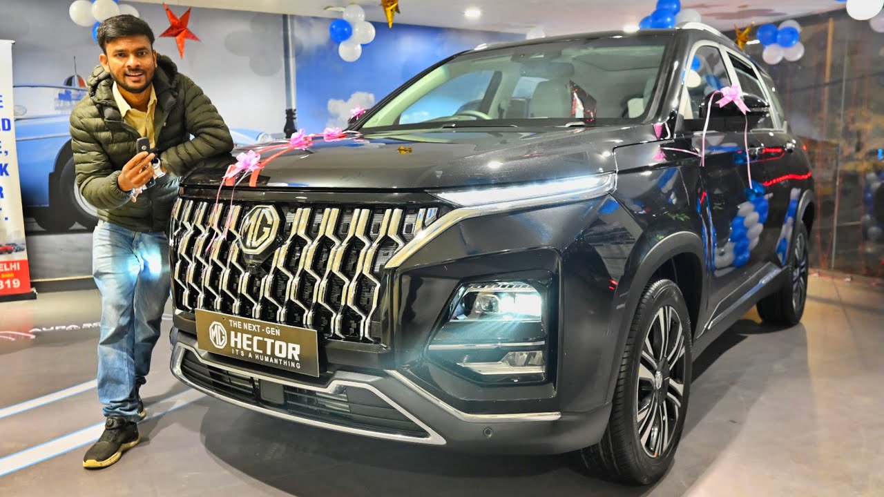 MG Hector New Facelift 2026 Black Colour Top Model Detailed Review 