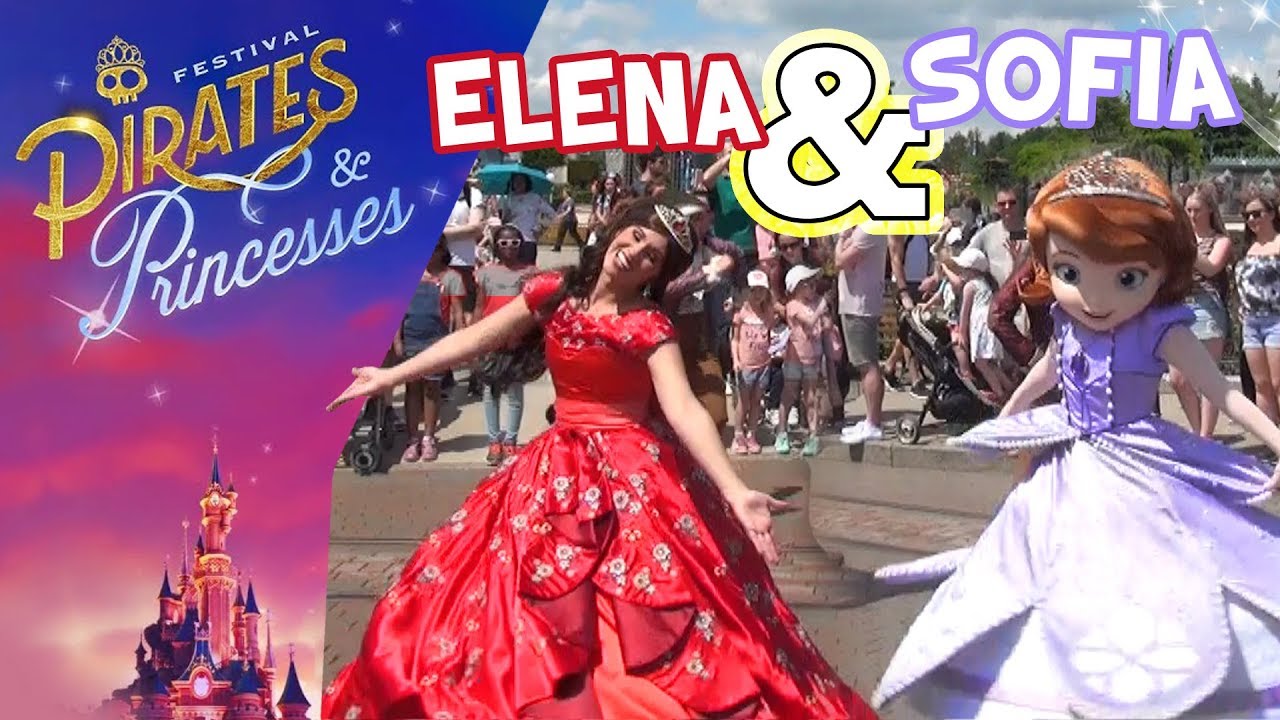 Elena of Avalor & Sofia the First Princess Promenade - Pirates & Princesses - Disneyland Paris