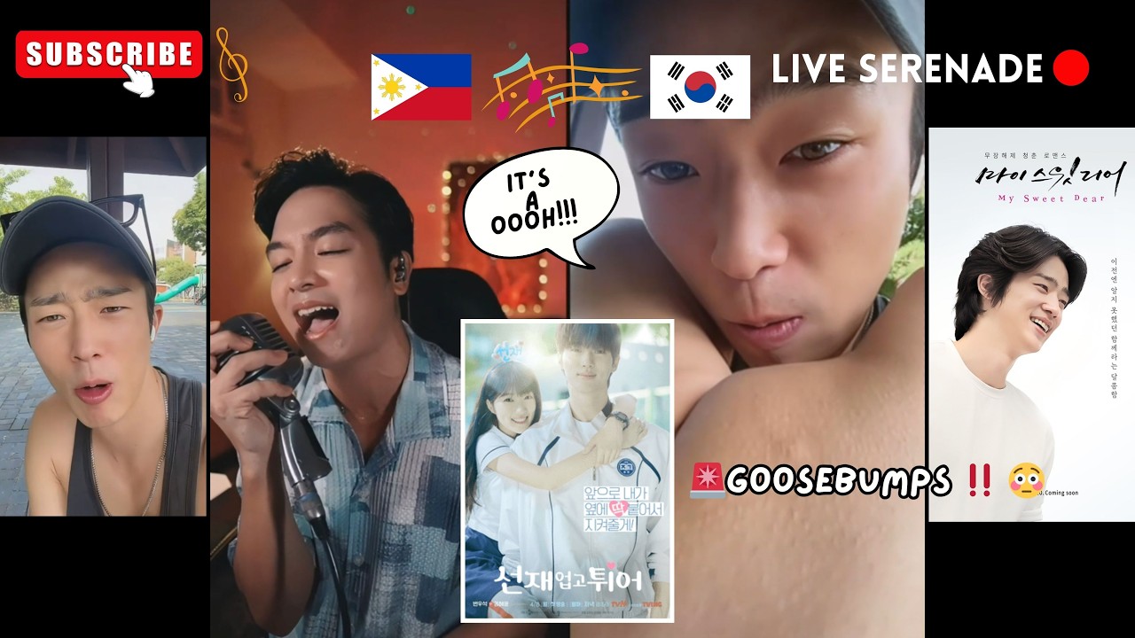 I Sang Lovely Runner (선재 업고 튀어) OST to K-Drama Actor Jang Eui Soo — He Got Goosebumps! 😭