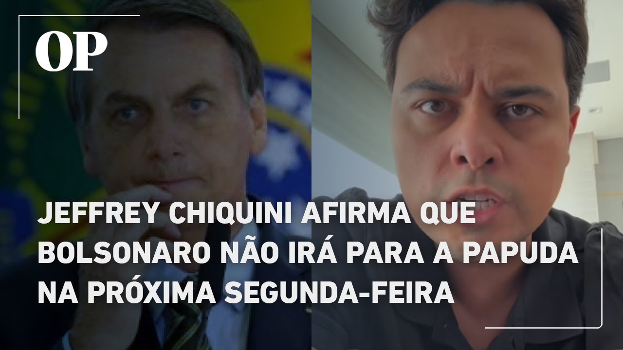 Jeffrey Chiquini afirma que Bolsonaro não irá para a Papuda na próxima segunda-feira; entenda