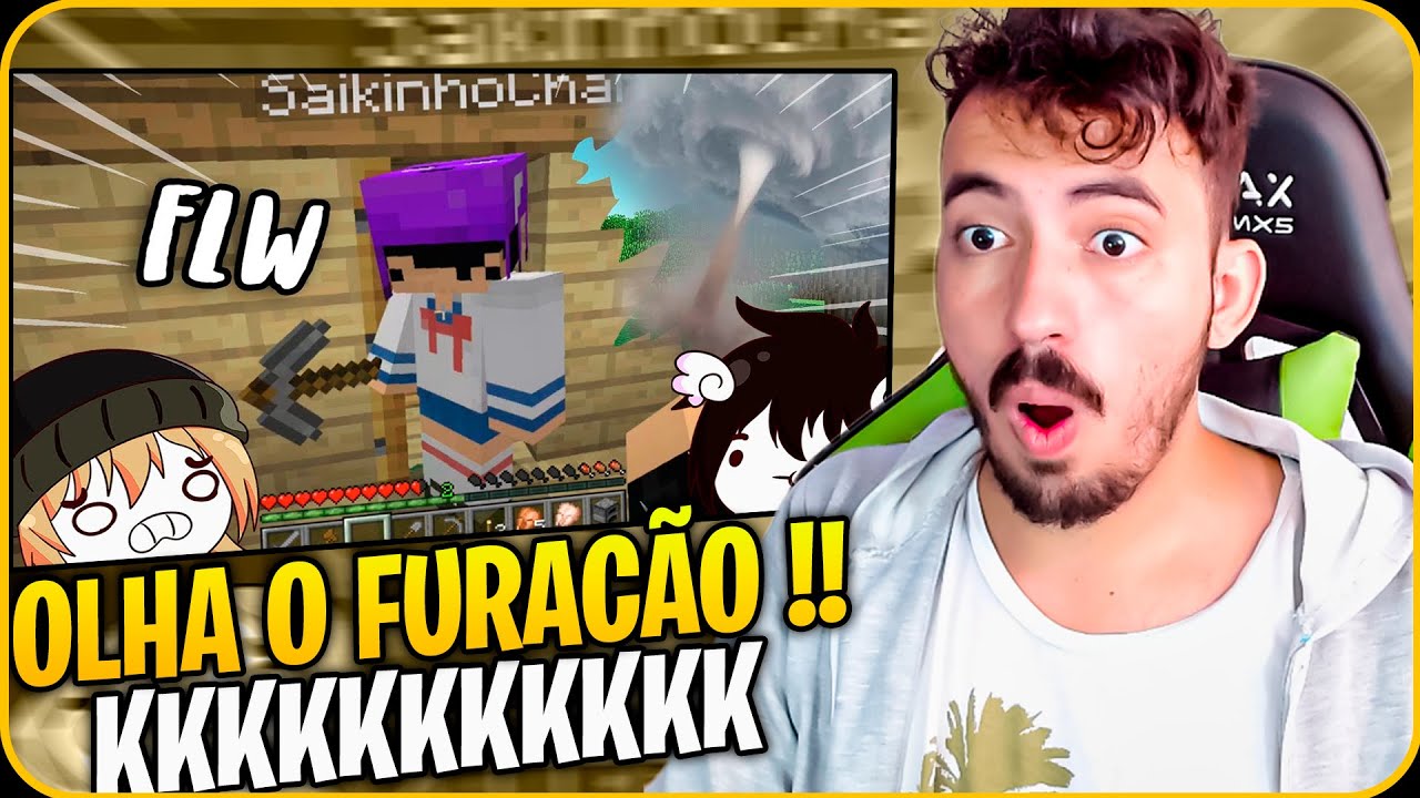 DANDO ADEUS AO MEU AMIGO LEVADO POR UM TORNADO!! - SAIKO E YCRO | Leozin React