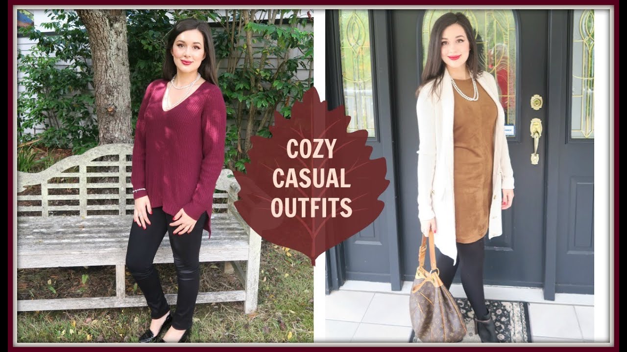 CASUAL COZY FALL OUTFIT LOOKBOOK | #NouvelleFall