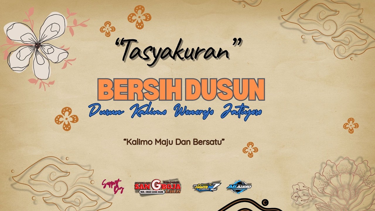 🔴 LIVE KARAWITAN SANGBOJA LARAS || BERSIH DUSUN KALIMO ||  AG AUDIO  || ZENITH TV.