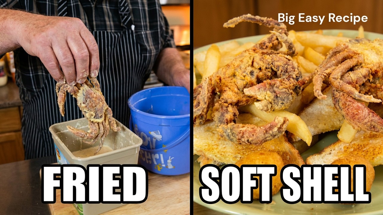 New Orleans Fried Soft Shell Crab