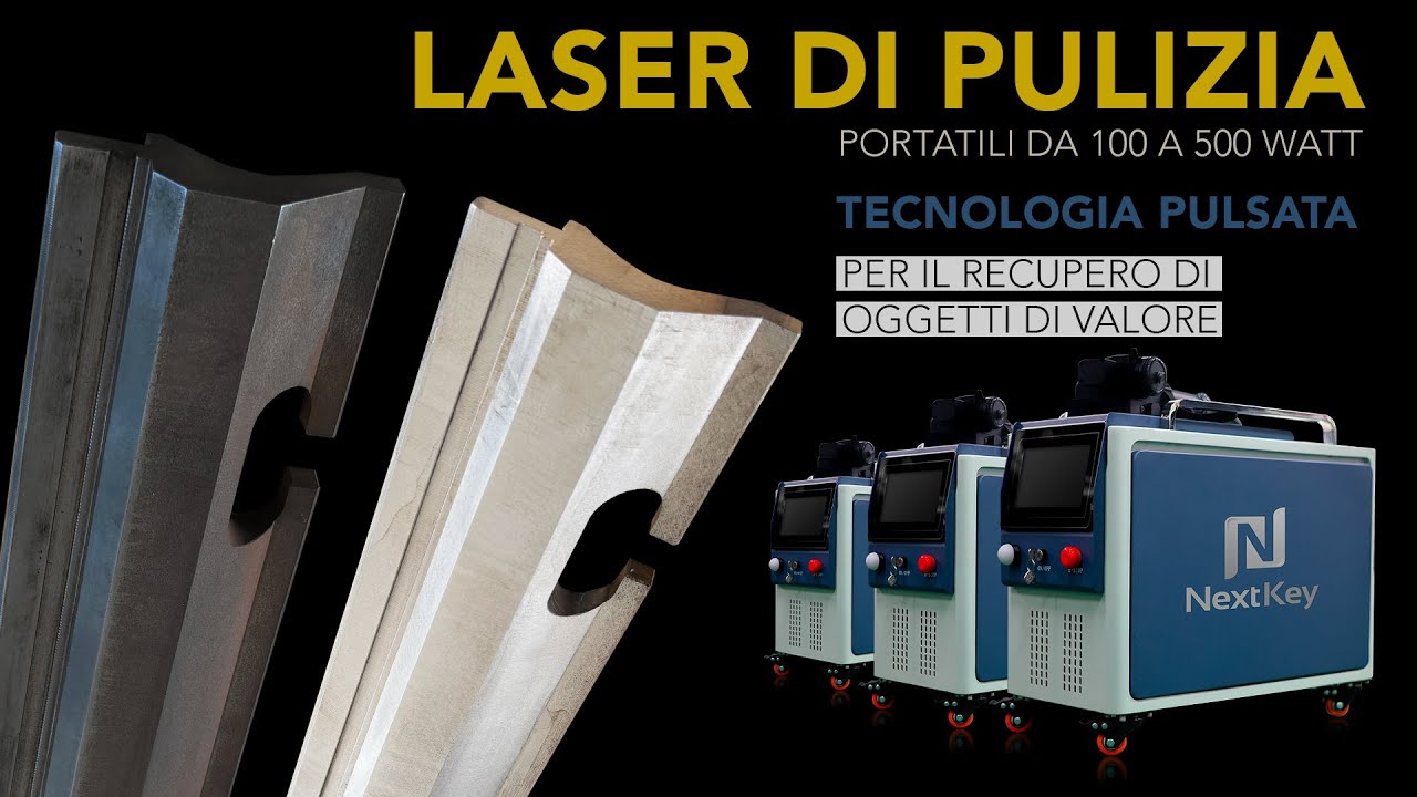 Pulitori laser portatili per Macchine utensili e piegatrici lamiere