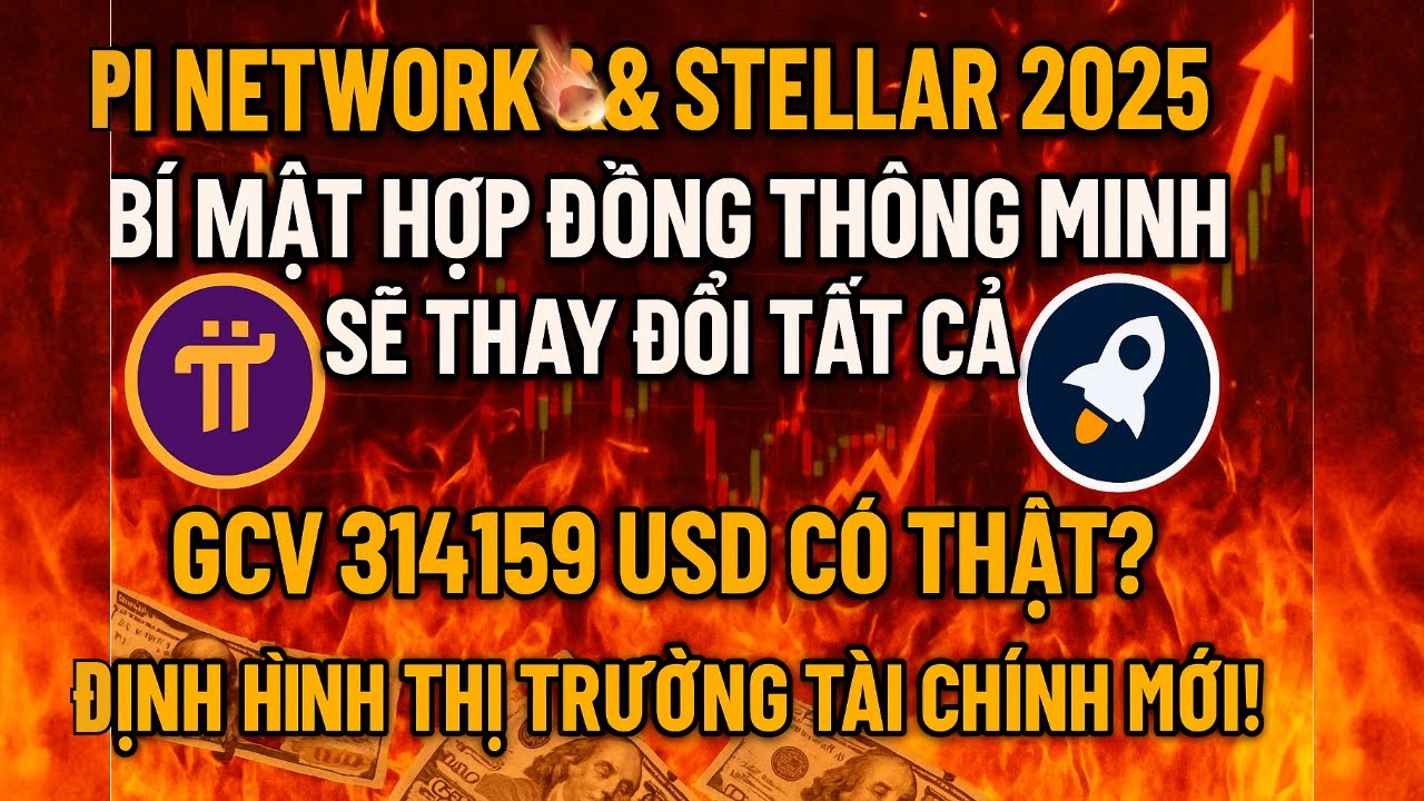 🌟 The Secret of Pi Network & Stellar 2025 🤯: GCV $314,159 USD & The Smart Contract Revolution! 🔥
