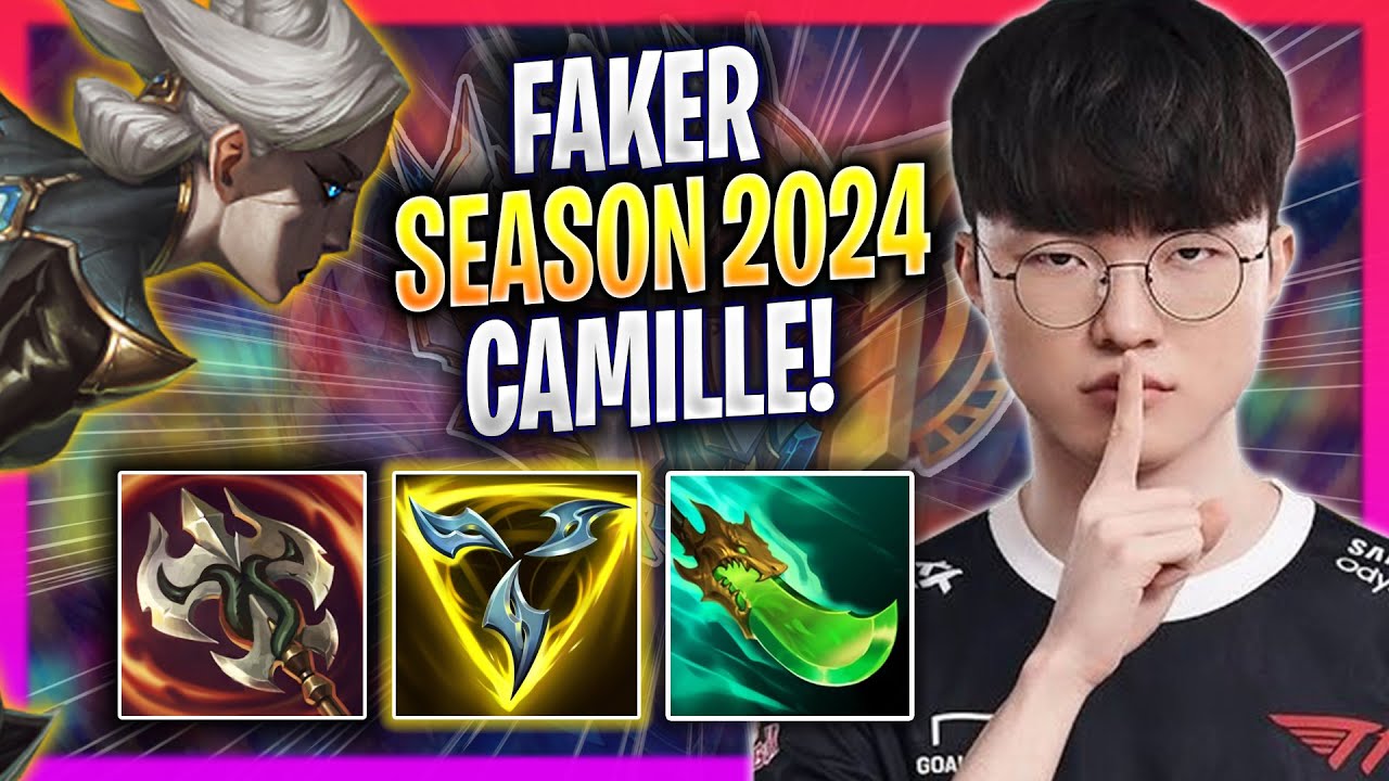 FAKER TRIES CAMILLE IN NEW SEASON 2024! - T1 Faker Plays Camille MID vs Vladimir! | Season 2024