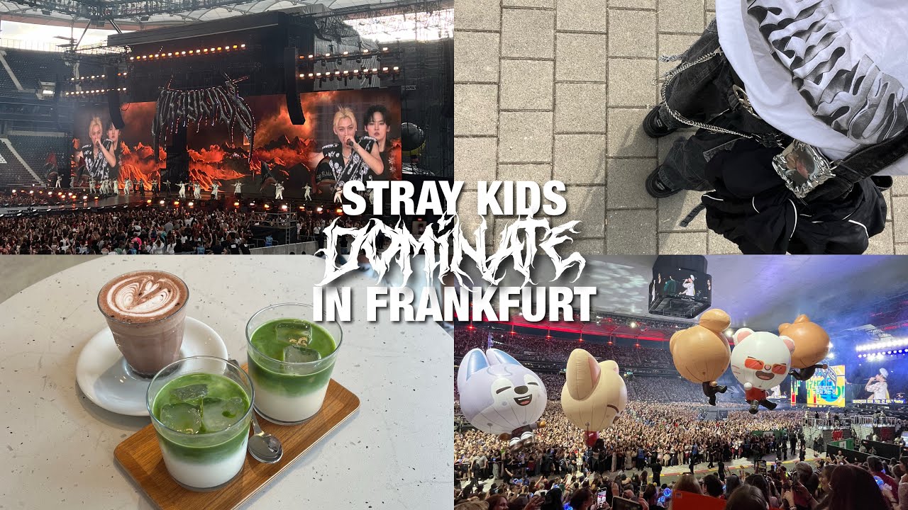 Stray kids in Frankfurt concert vlog | DOMINATE
