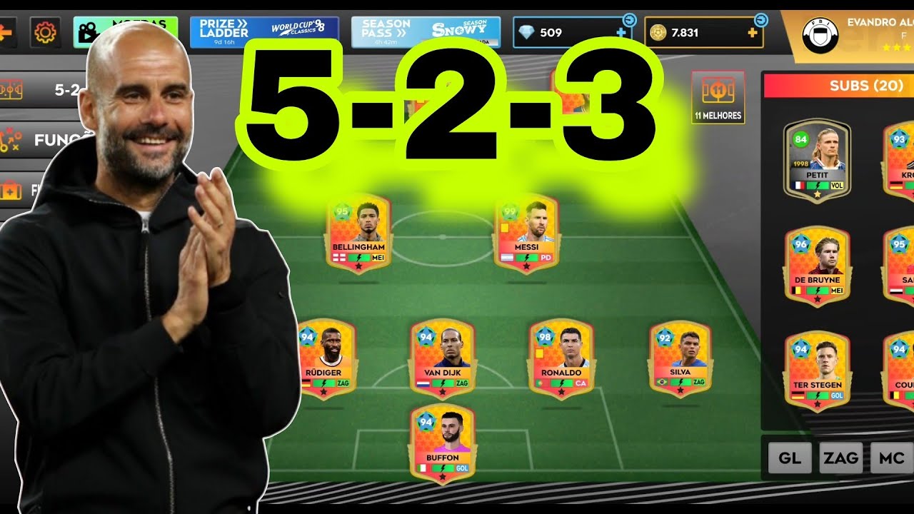 5-2-3 Formation | DLS 25 Gameplay Tier 1