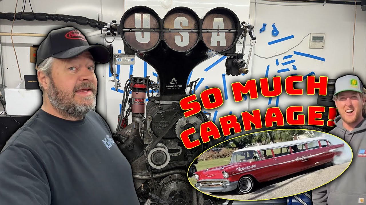 Cleetus McFarland’s limo engine carnage! 