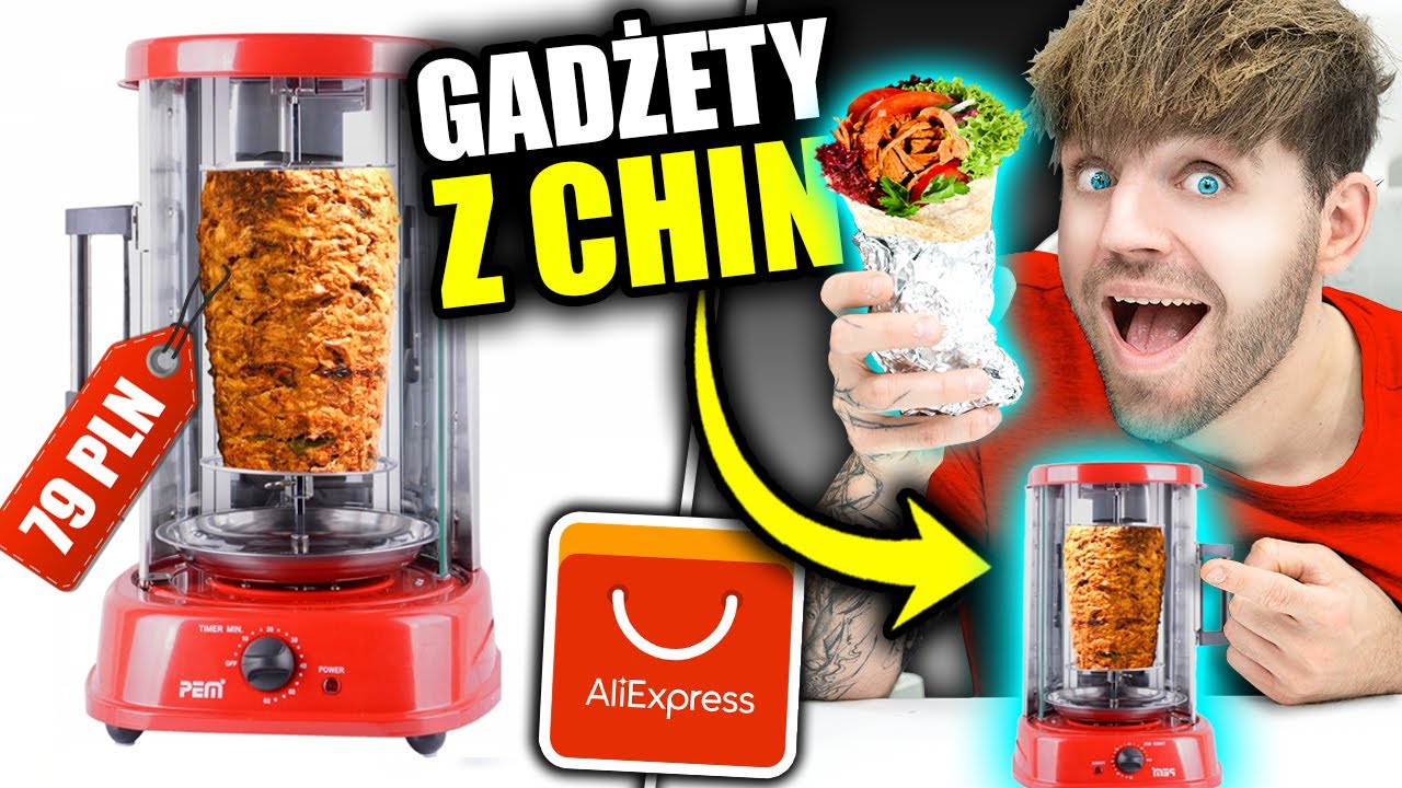 Najlepsze GADŻETY Z CHIN do kuchni! *mini-kebab*