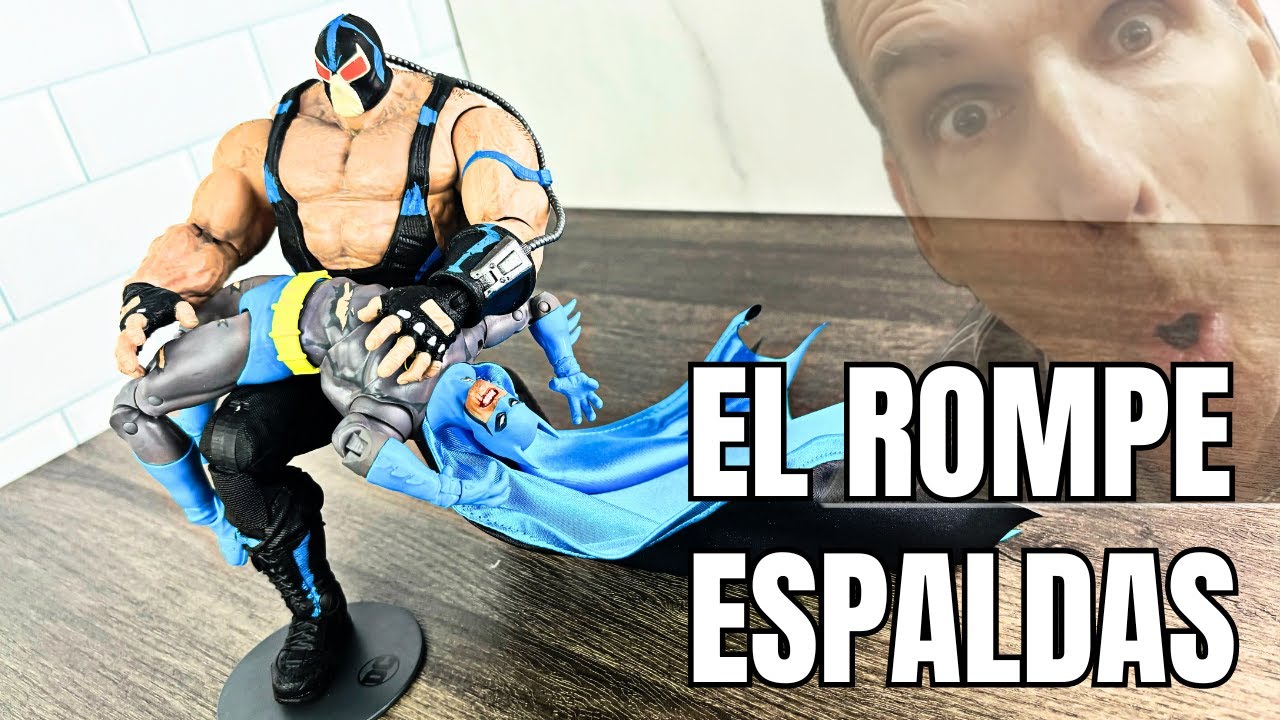 ABRIENDO A BATMAN VS BANE KNIGHTFALL MCFARLANE TOYS