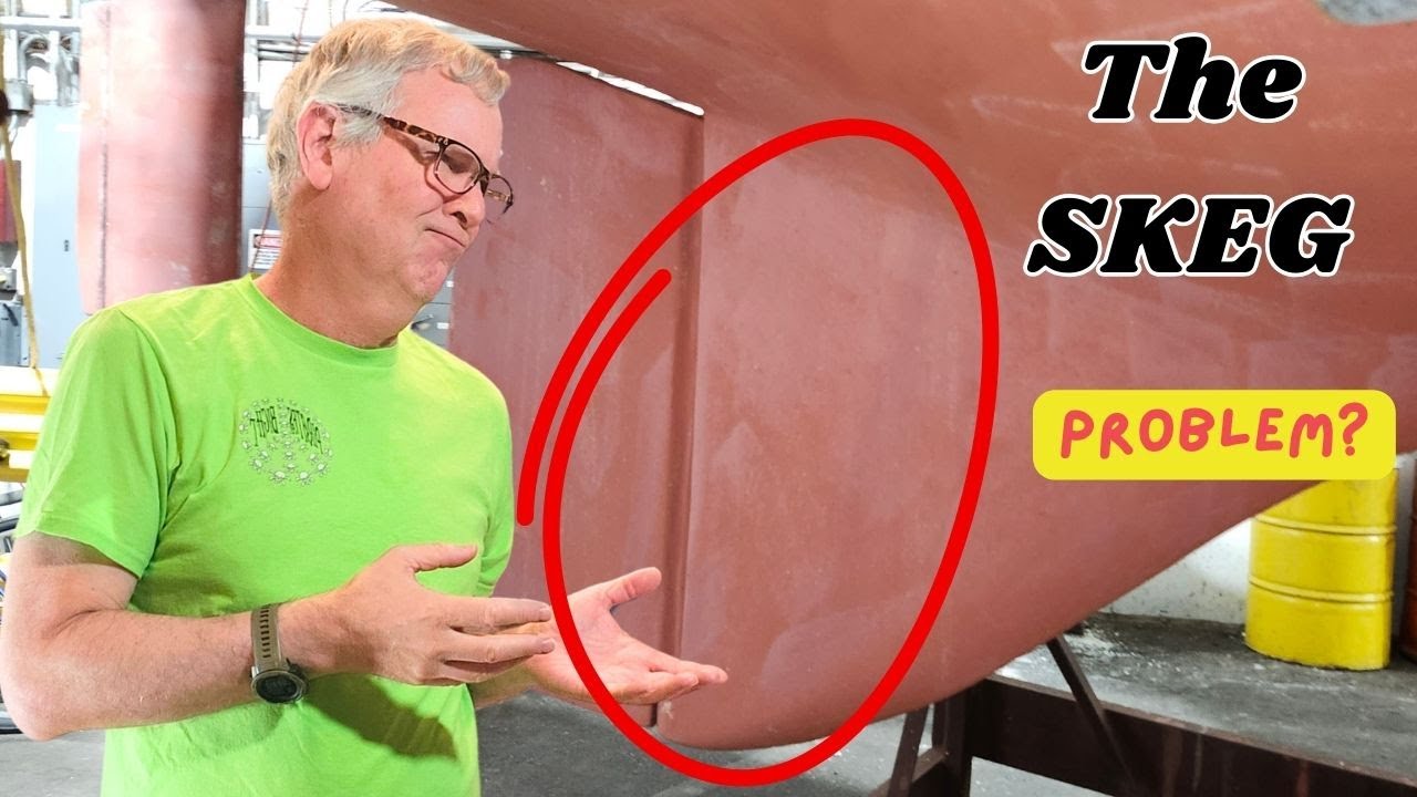 The Sailboat SKEG.  What's the purpose, and what's WRONG with mine?