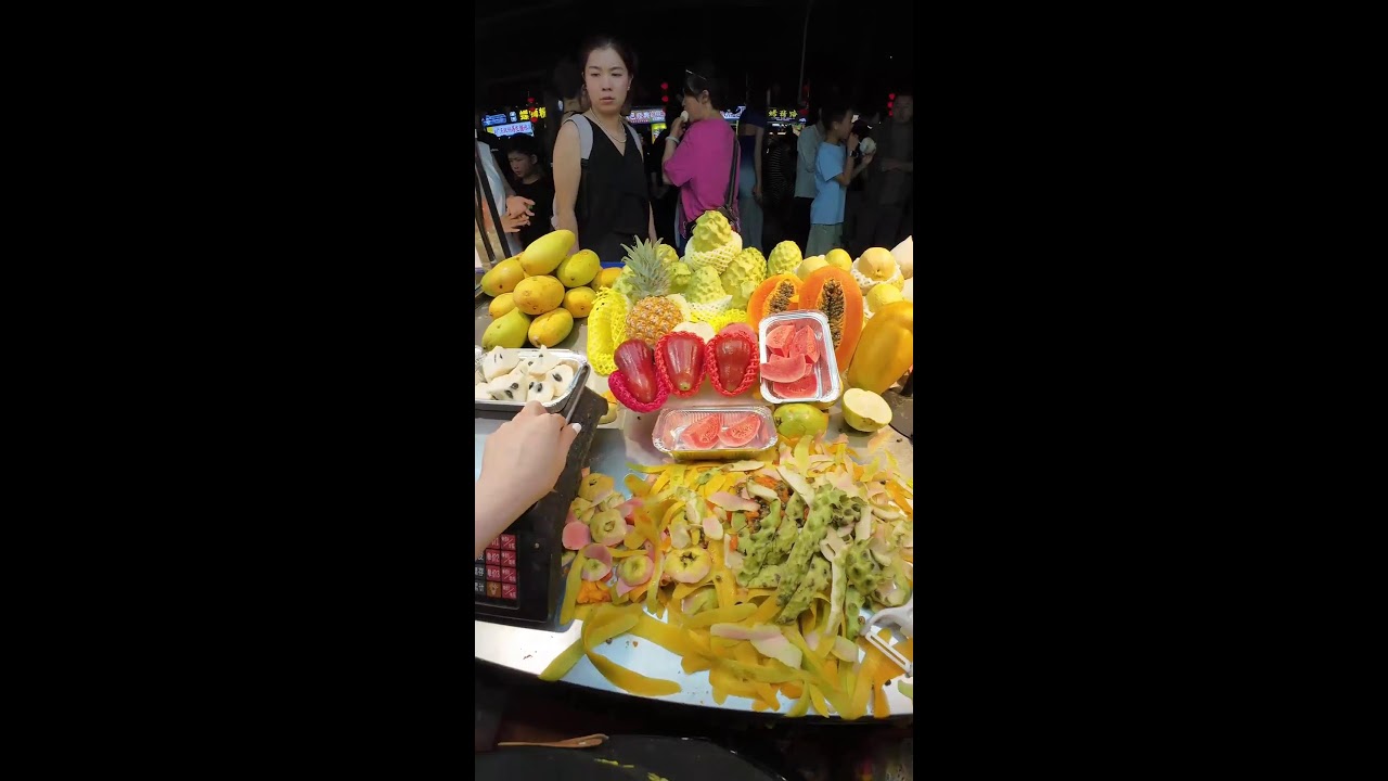 Mainland Chinese street snacks live broadcast
