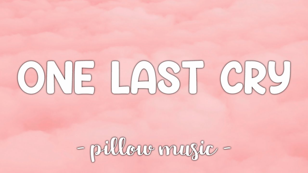 One Last Cry - Brian Mcknight (Lyrics) 🎵