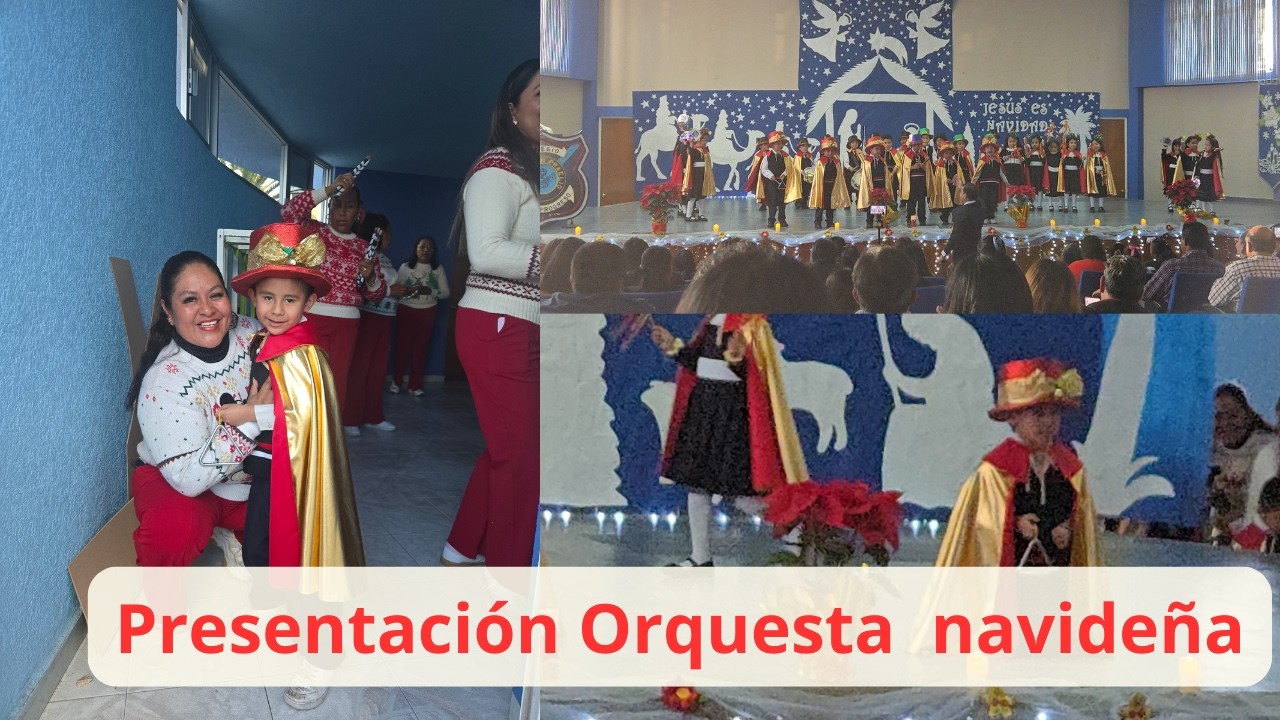 Presentación Santi navidad orquesta musical.