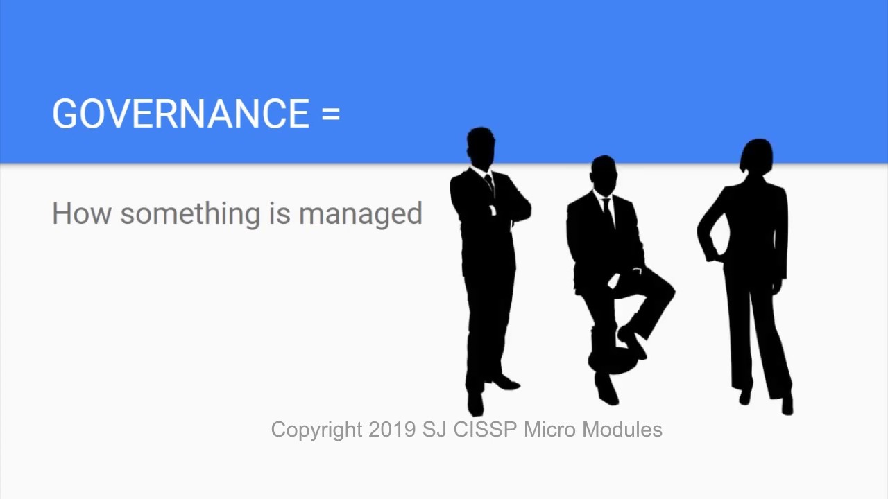 CISSP Domain 1.2 Lesson: Security Governance