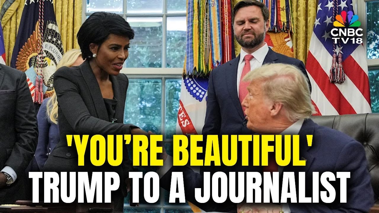 US President Donald Trump Calls African Reporter 'Beautiful' | 'Could End My Political Career' |N18G