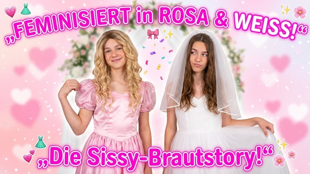 &bdquo;FEMINISIERT in ROSA & WEISS!&ldquo;&bdquo;Die Sissy-Brautstory!&ldquo; | S&uuml;&szlig;e Feminisierungs-Fantasie&ldquo;