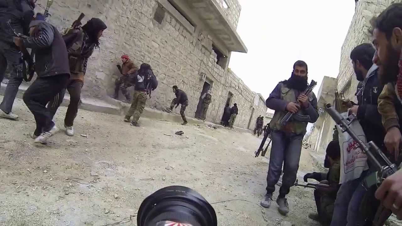 シリア 前線の反政府軍兵士達