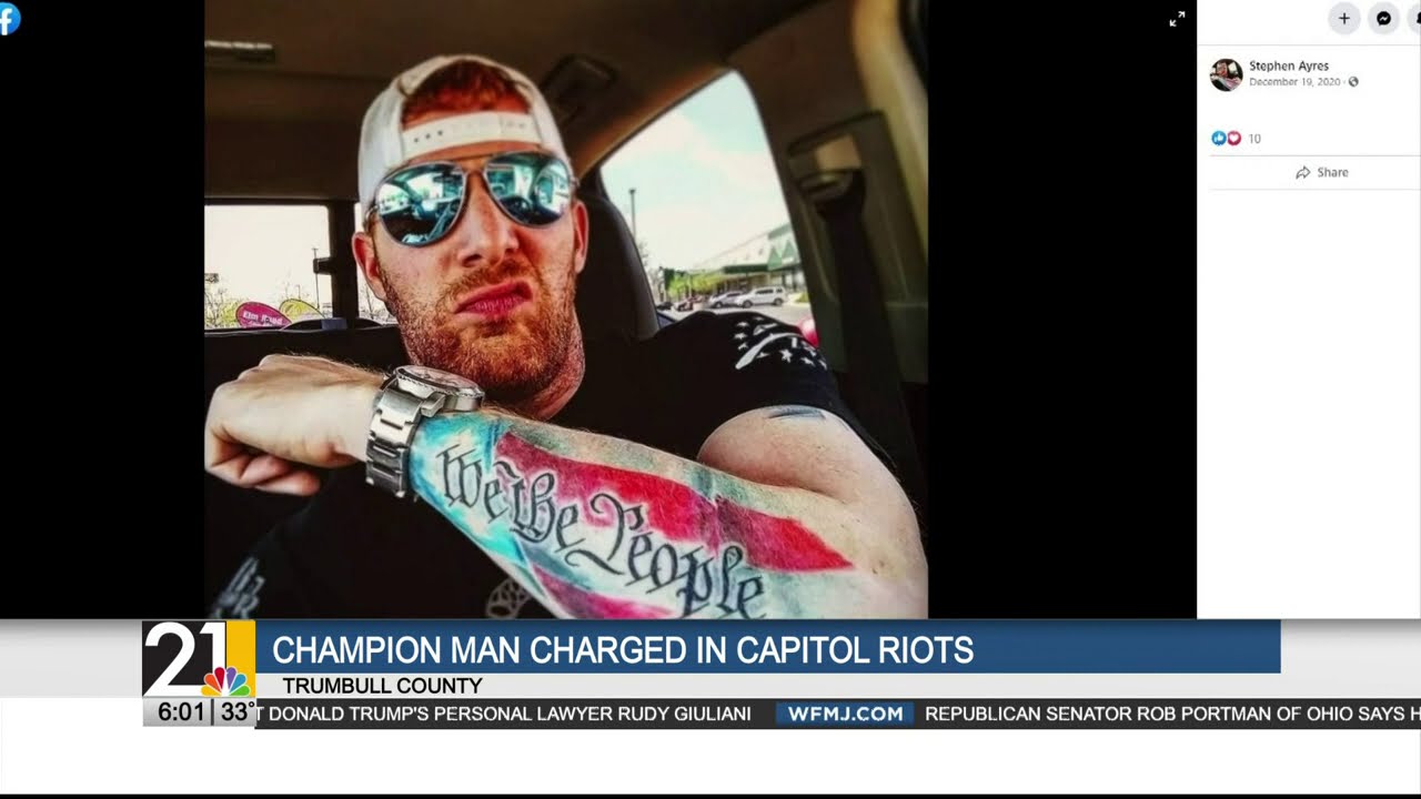 Warren man arrested by FBI after involvement in U.S. Capitol riots